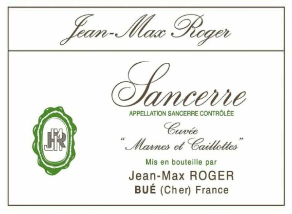 Jean Max Roger 2018 Sancerre Marnes and Caillottes - Sauvignon Blanc White Wine