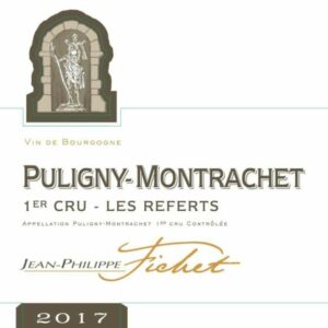 Jean-Philippe Fichet 2017 Puligny-Montrachet Les Referts Premier Cru - Chardonnay White Wine