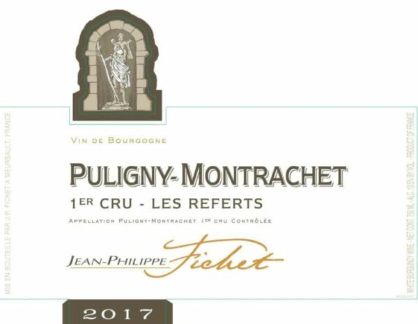 Jean-Philippe Fichet 2017 Puligny-Montrachet Les Referts Premier Cru - Chardonnay White Wine