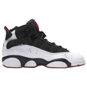 Jordan Boys Jordan 6 Rings - Boys' Grade School Basketball Shoes Black/White/Gym Red Size 04.5