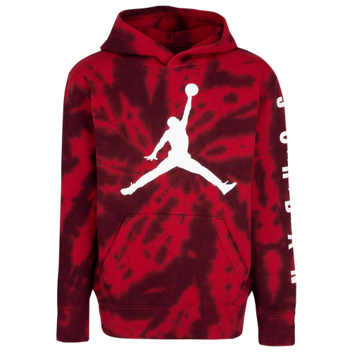 Jordan Boys Jordan AJ6 Carmine Pullover Hoodie - Boys' Grade School Red/Black/White Size L