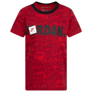 Jordan Boys Jordan Splash T-Shirt - Boys' Preschool Red/Black Size 7