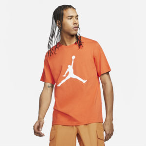 Jordan Mens Jordan Jumpman Crew T-Shirt - Mens Starfish/White Size M