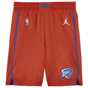 Jordan Mens Jordan NBA Statement Shorts - Mens Orange/Blue/White Size S