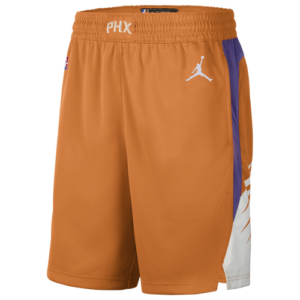 Jordan Mens Jordan NBA Statement Shorts - Mens Orange/White/Purple Size XXL