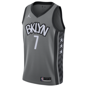 Jordan Mens Jordan NBA Statement Swingman Jersey - Mens Dark Steel/Black/White Size XXL