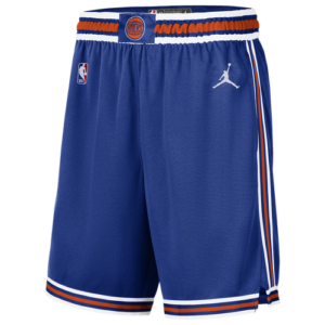 Jordan Mens Jordan NBA Statement Swingman Shorts - Mens Rush Blue/Brilliant Orange/Orange Size S