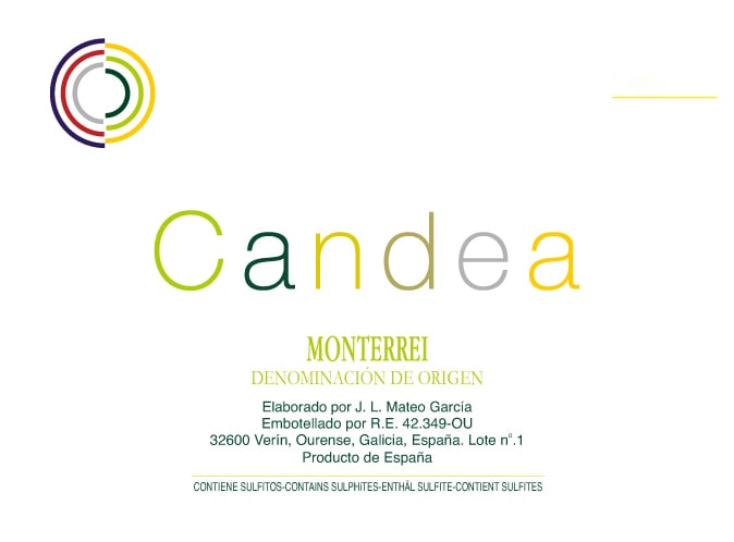 Jose Luis Mateo 2015 Candea Blanco - White Wine