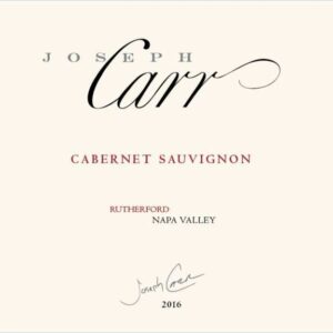 Joseph Carr 2016 Rutherford Cabernet Sauvignon - Red Wine