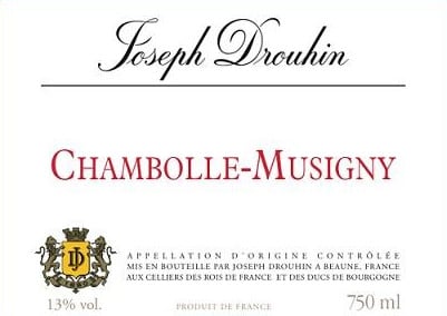 Joseph Drouhin 2016 Chambolle-Musigny - Pinot Noir Red Wine