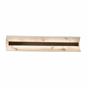 Justice Design Group FAL-8625 LumenAria 29" Contour 1 Light LED ADA Compliant Bath Bar Dark Bronze Indoor Lighting Bathroom Fixtures Bath Bar