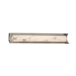 Justice Design Group FAL-8635 LumenAria 30" Lineate 1 Light LED ADA Compliant Bath Bar Brushed Nickel Indoor Lighting Bathroom Fixtures Bath Bar