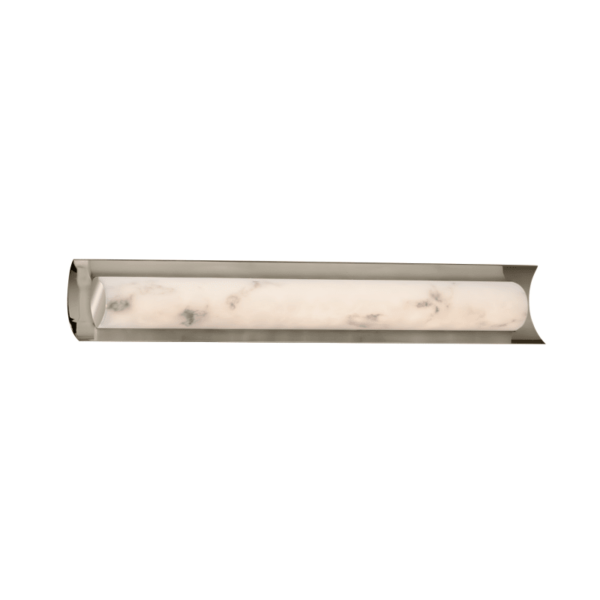 Justice Design Group FAL-8635 LumenAria 30" Lineate 1 Light LED ADA Compliant Bath Bar Brushed Nickel Indoor Lighting Bathroom Fixtures Bath Bar