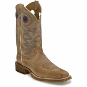 Justin Men's Caddo Bent Rail Chievo Western Boots Beige, 10 - Men's Ropers at Academy Sports