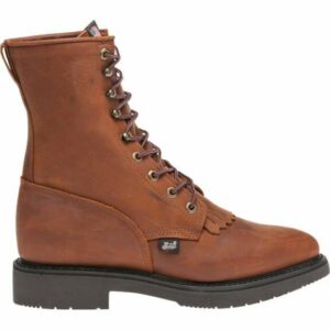 Justin Men's Double Comfort EH Lace Up Work Boots Aged Bark, 13 - Lace-Up Work Boots at Academy Sports