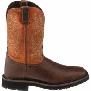 Justin Men's Rugged EH Wellington Work Boots Rugged Tan, 14 - Non Steel Toe Wellington Work Boots at Academy Sports