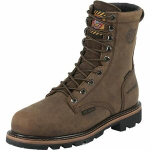 Justin Men's Wyoming EH Steel Toe Lace Up Work Boots, 9 - Lace St Work Boots at Academy Sports