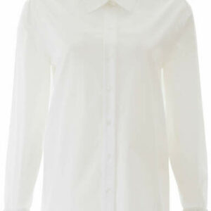 KENZO SHIRT WITH SMOCKED CUFFS 36 White Cotton