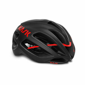 Kask Protone Road Helmet (Matt Finish) - Matte Black-Red