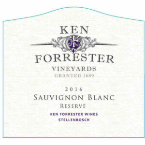 Ken Forrester 2016 Reserve Sauvignon Blanc - White Wine