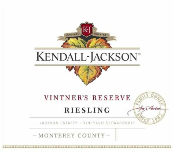 Kendall-Jackson 2018 Vintner's Reserve Riesling - White Wine
