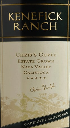 Kenefick Ranch 2016 Chris's Cuvee Cabernet Sauvignon - Red Wine