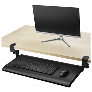Kensington SmartFit Clamp-On Keyboard Drawer - keyboard/mouse tray