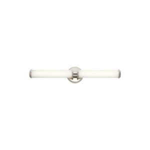 Kichler 45685LED Indeco 2 Light 27" Wide Integrated LED Bath Bar - ADA Compliant Polished Nickel Indoor Lighting Bathroom Fixtures Bath Bar