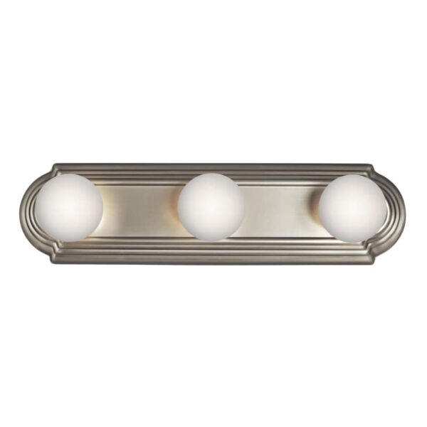 Kichler 5003 Bath & Vanity 18" Wide 3 Light Vanity Strip Brushed Nickel Indoor Lighting Bathroom Fixtures Vanity Strip