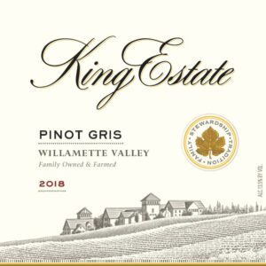 King Estate 2018 Willamette Valley Pinot Gris - Pinot Gris/Grigio White Wine