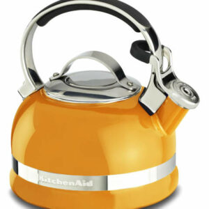 KitchenAid Tea Kettles - Orange 2-Qt. Stove Top Kettle with Full Stainless Steel Handle