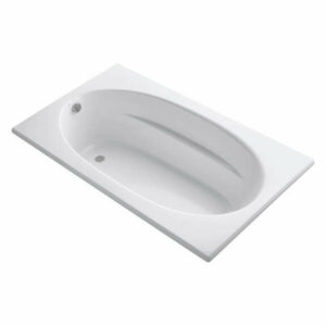 Kohler K-1115 Windward Collection 72" Drop In Soaking Bath Tub - White