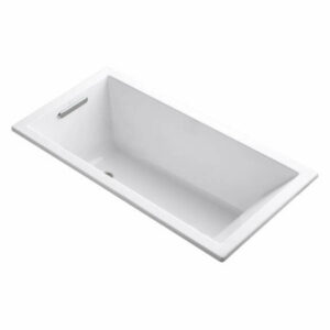 Kohler K-1121 Underscore Collection 60" Drop In Deep Soaker Bath - Whi