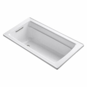 Kohler K-1123 Archer Collection 60" Drop In Soaker Bath Tub - White