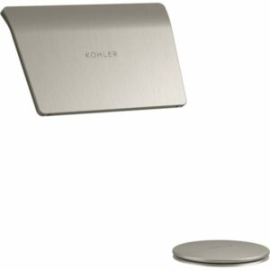 Kohler K-23857 Tea-For-Two Bath Drain Trim Vibrant Brushed Nickel Accessory Tub Waste Trim Kit