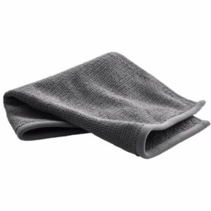 Kohler K-31509-TX Turkish Bath Linens 13" x 13" Washcloth with Textured Weave Thunder Grey Bath Linens Towels Washcloths