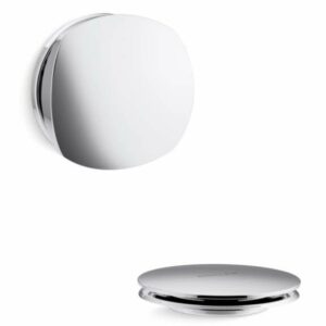 Kohler K-T37391 PureFlo Bath Drain and Overflow Trim Kit Polished Chrome Accessory Tub Waste