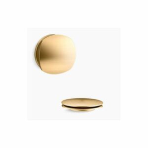 Kohler K-T37391 PureFlo Bath Drain and Overflow Trim Kit Vibrant Brushed Moderne Brass Accessory Tub Waste