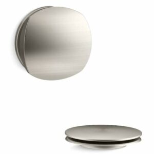 Kohler K-T37391 PureFlo Bath Drain and Overflow Trim Kit Vibrant Brushed Nickel Accessory Tub Waste