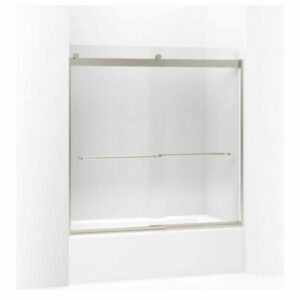 Kohler Levity Sliding Bath Door,, 1/4" Thick Crystal Clear Glass, Matt