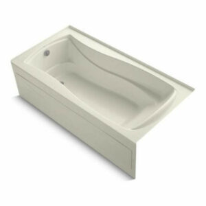 Kohler Mariposa 72"x36" Alcove Bath With Left-Hand Drain, Biscuit