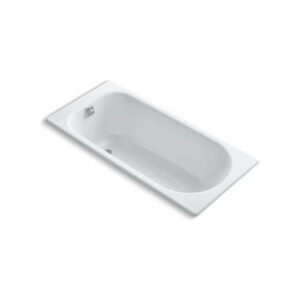 Kohler Soissons 59" X 28" Drop-In Bath with Reversible Drain, White