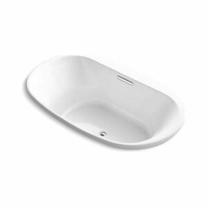 Kohler Underscore Oval 72" X 42" Drop-In Bath, White