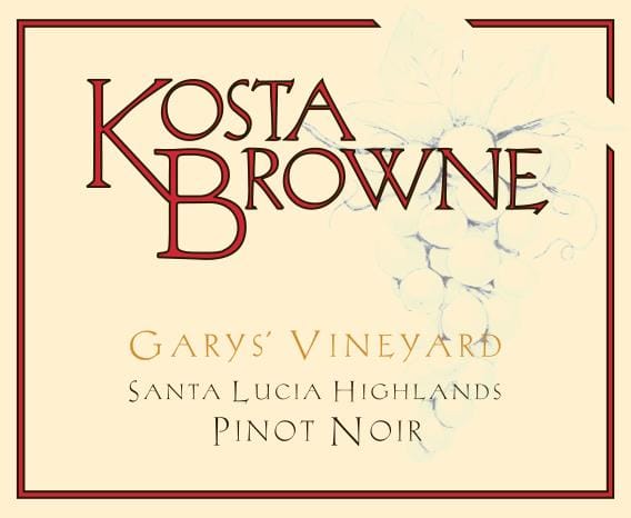Kosta Browne 2017 Garys' Vineyard Pinot Noir - Red Wine