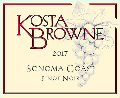 Kosta Browne 2017 Sonoma Coast Pinot Noir - Red Wine