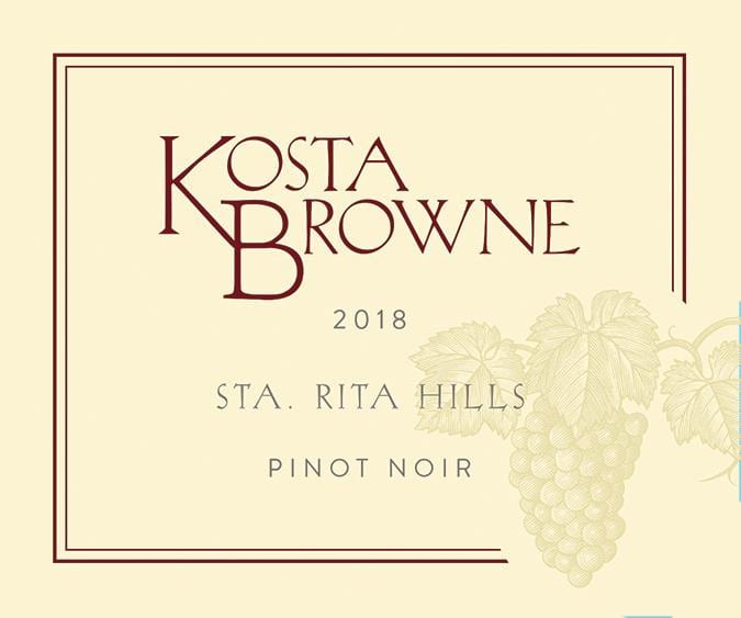 Kosta Browne 2018 Sta. Rita Hills Pinot Noir - Red Wine