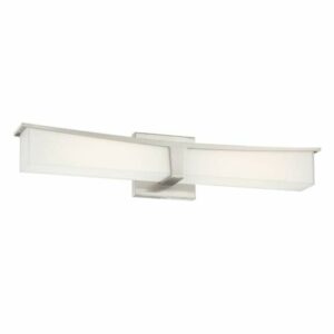 Kovacs P1533-L Plane 24" Wide LED Bath Bar Brushed Nickel Indoor Lighting Bathroom Fixtures Bath Bar