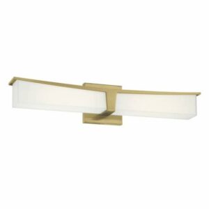 Kovacs P1533-L Plane 24" Wide LED Bath Bar Honey Gold Indoor Lighting Bathroom Fixtures Bath Bar