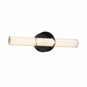 Kovacs P1542-L Inner Circle 18" Wide LED Bath Bar Coal / Honey Gold Indoor Lighting Bathroom Fixtures Bath Bar