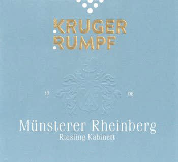 Kruger-Rumpf 2017 Munsterer Rheinberg Kabinett Riesling - White Wine